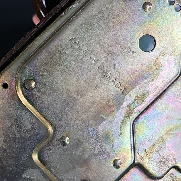 Vintage Chocolate Brown Northern Electric Rotary Desktop Telephone Canada - Picture 9 of 16